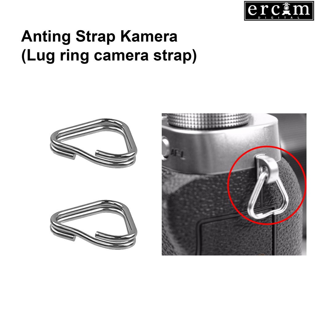 Anting Strap Kamera Ring Segi Tiga Strap Kamera Mirrorless Fujifilm