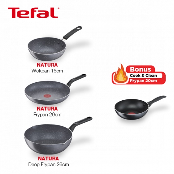 TEFAL NATURA COOKWARE SET V2