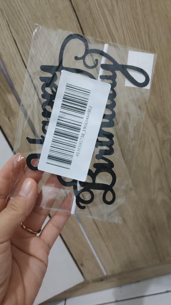 Cake Topper Akrilik Happy Birthday / Anniversary / One