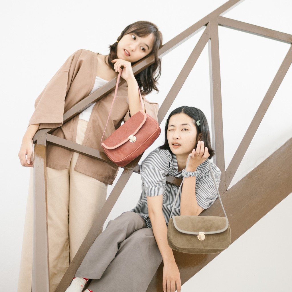 IGOTCHA Vintage Corduroy Shoulder Bag [C3-C5]-8