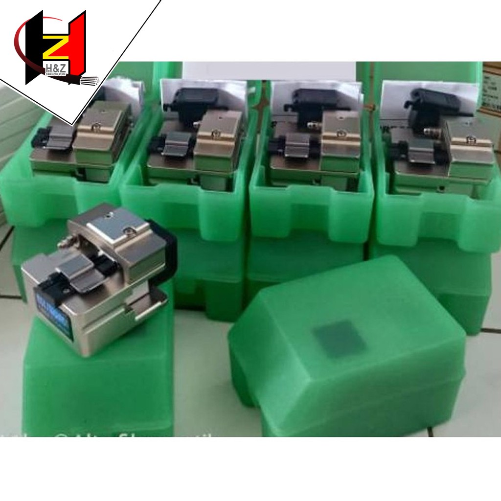 Cleaver High Precision / High Precision Fiber Cleaver Box Ijo Alat Potong Kabel Fiber Optik