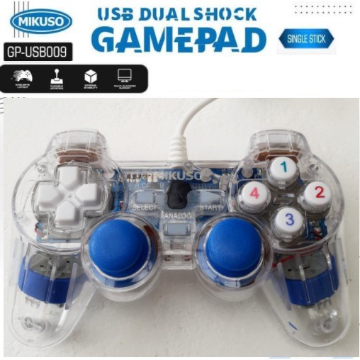 Mikuso GP-USB009 Gamepad USB Stick PC Stick Laptop Dual Shock