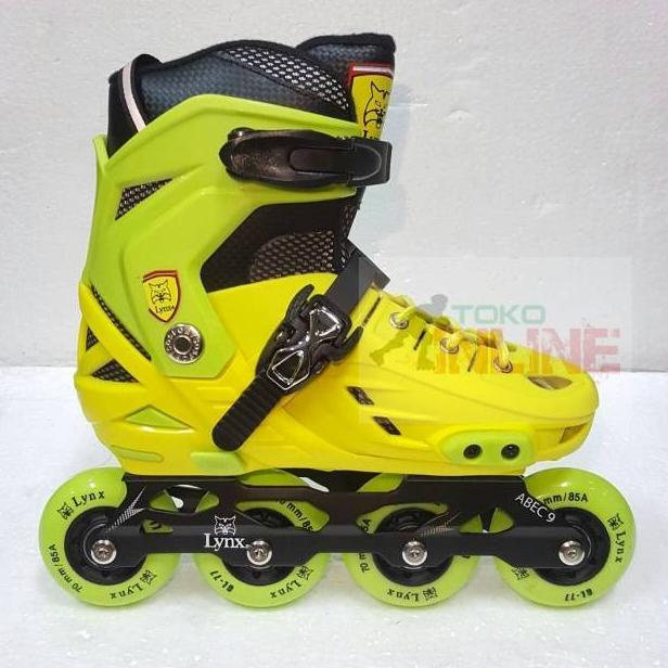 Sepatu Roda LYNX BM138 Recreational Inline Skate - Yellow Green