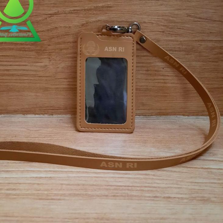

HR6☆ Tempat Id Card ASN Korpri Kulit Holder Id Card Kulit Korpri ASN TERBAIK