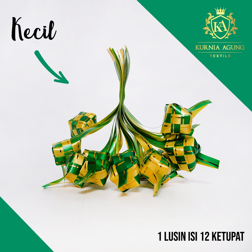 Ketupat Hiasan Parcel Lebaran Ramadhan Idul Fitri Hampers Dijual Per Lusin (12 buah)