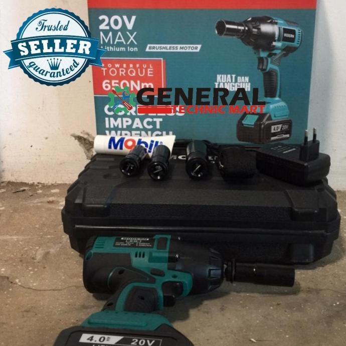 Impact Wrench Modern mesin buka baut mobil motor M-65 baterai cordless Termurah