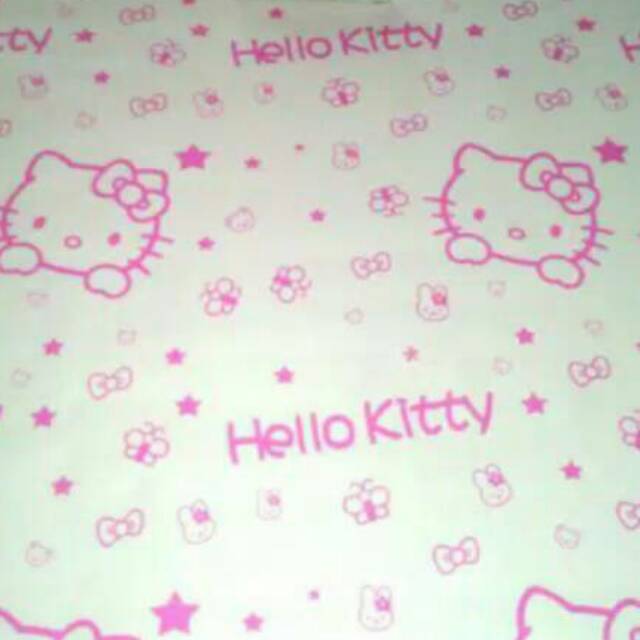 Wallpaper sticker Hello Kitty Kepala 10 Meter