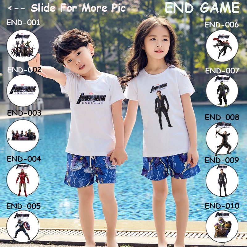 [FREE NAMA !!] Kaos Anak &amp; Family Avengers 100% COTTON PREMIUM