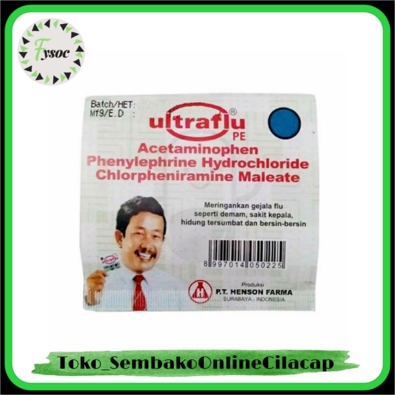 ULTRAFLU PE 4 TABLET | OBAT FLU PILEK