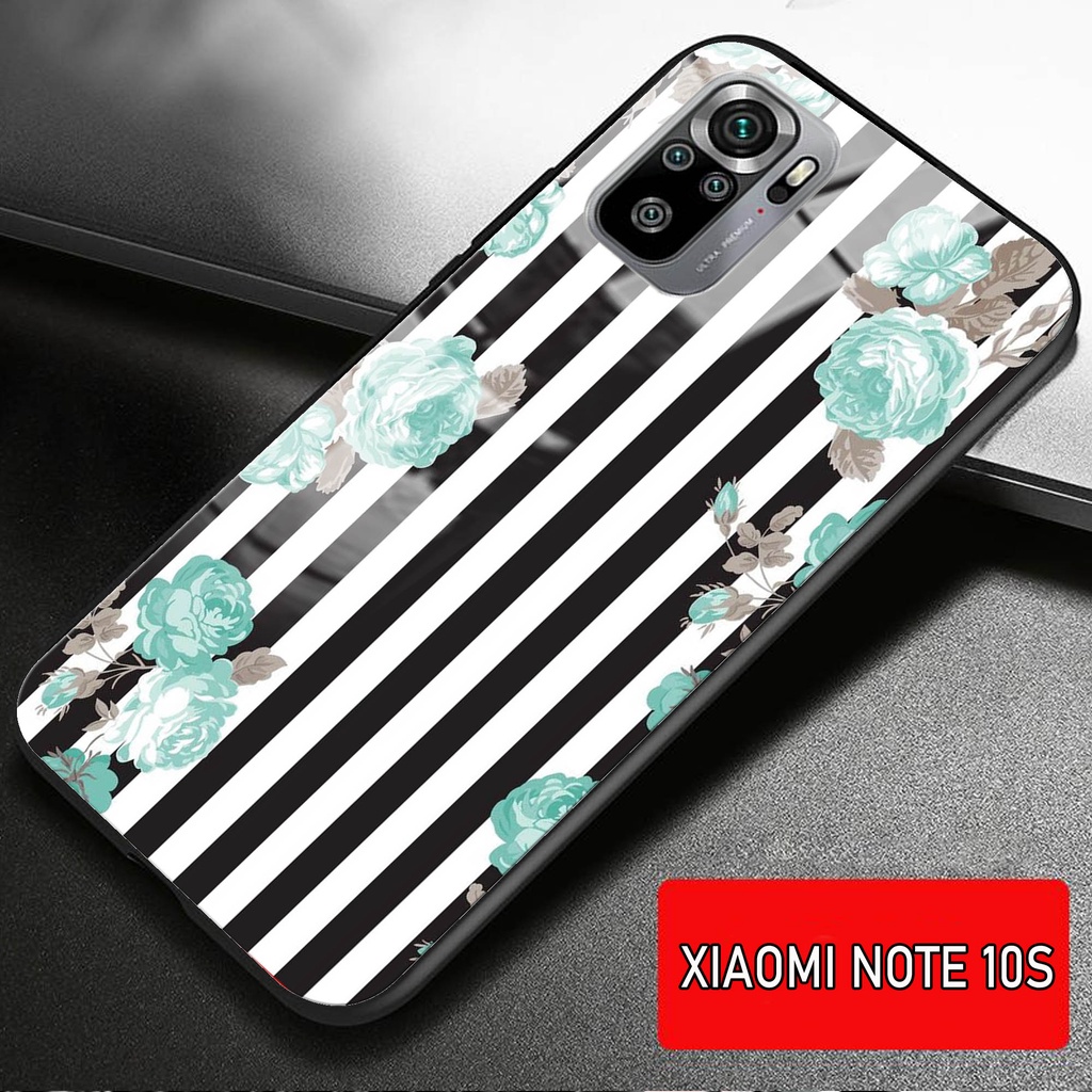 Softcase Glass Kaca XIAOMI REDMI NOTE 10 S - Casing HP XIAOMI REDMI NOTE 10 S [ S28].