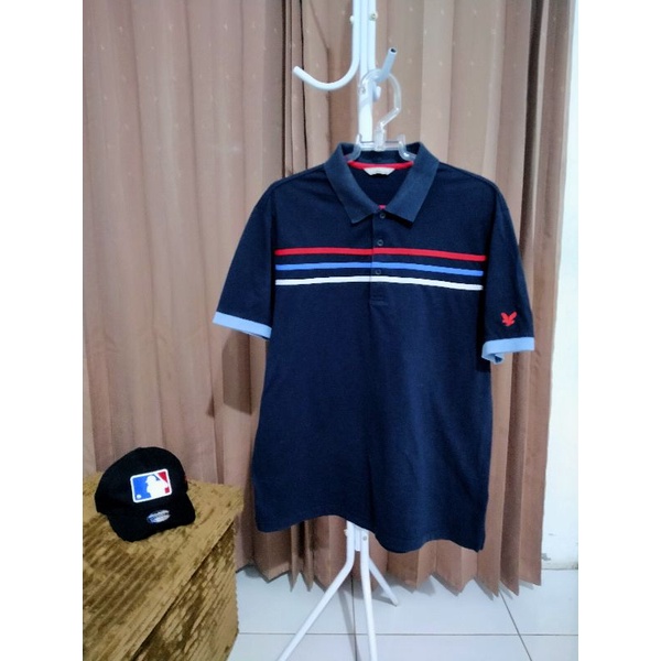 Poloshirt Lyle and Scott hitam second