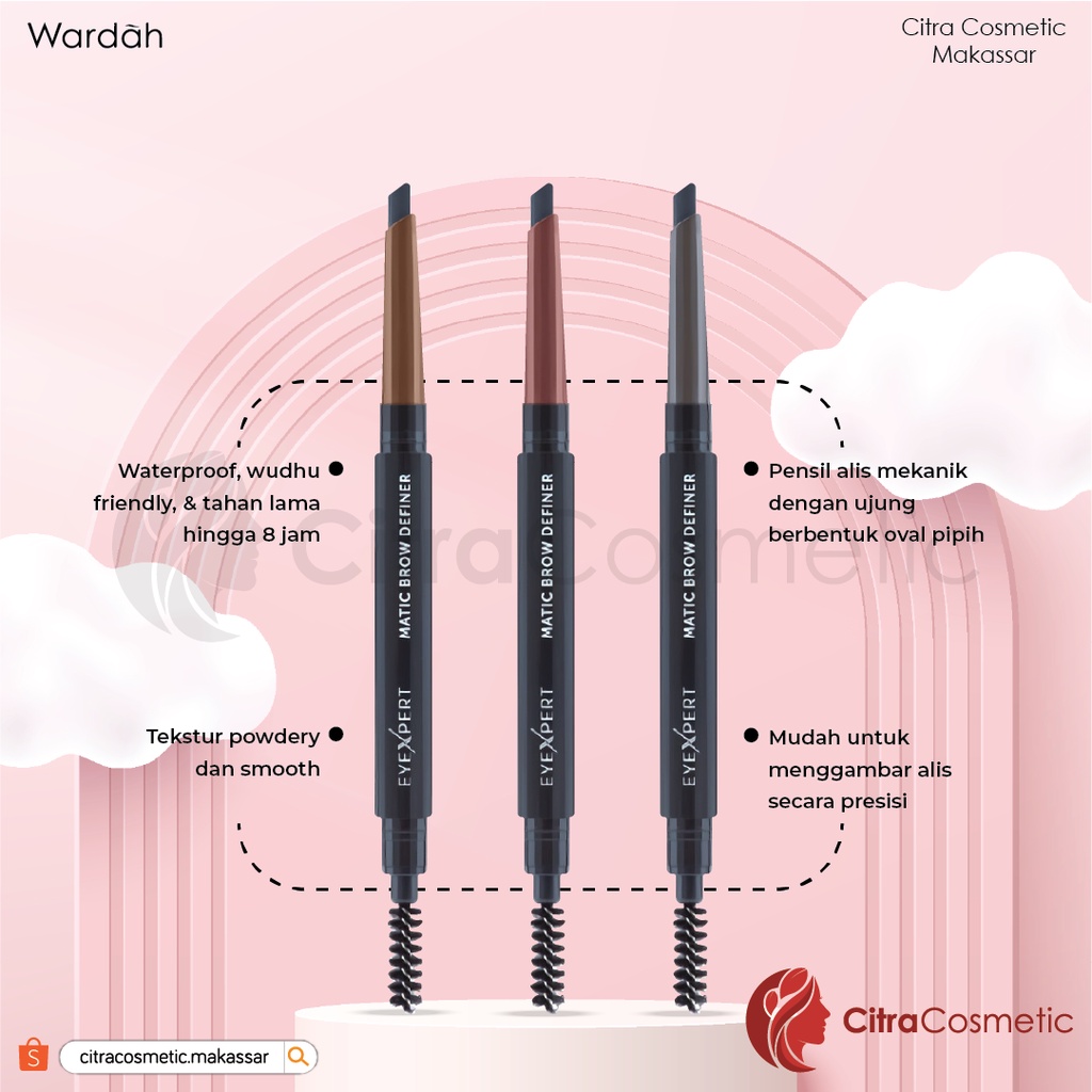 Wardah Eyeexpert Matic Brow Definer Series