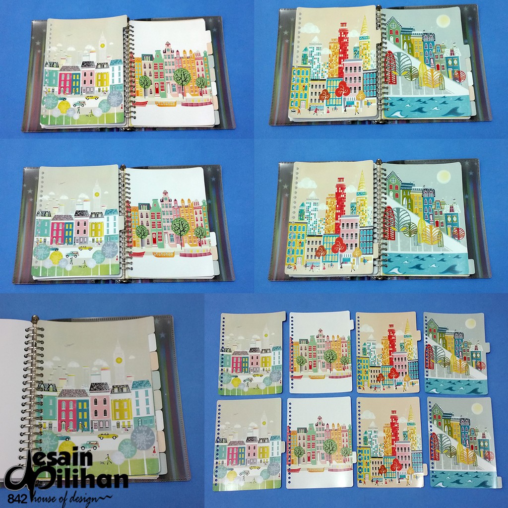 

Pembatas Binder Samping City Drawing Art 2 Ring, 6 Ring, 20 Ring, 26 Ring 1 Set 8 Lembar Murah