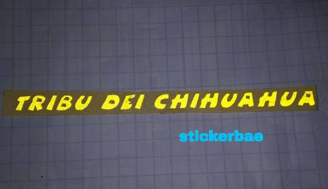 Sticker tribu dei chihuahua cutting