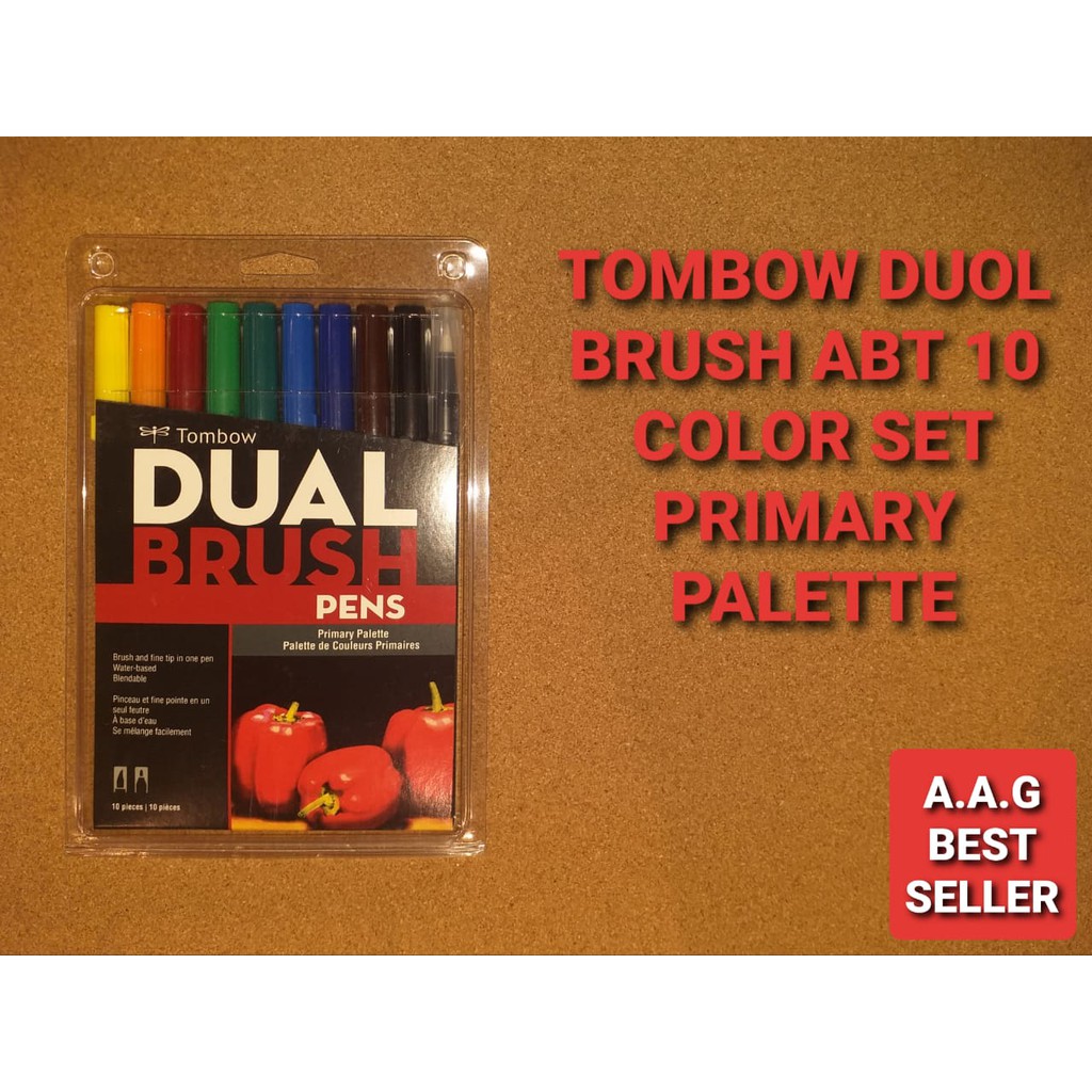 

TOMBOW DUOL BRUSH ABT 10 COLOR PRYMAY PALETTE