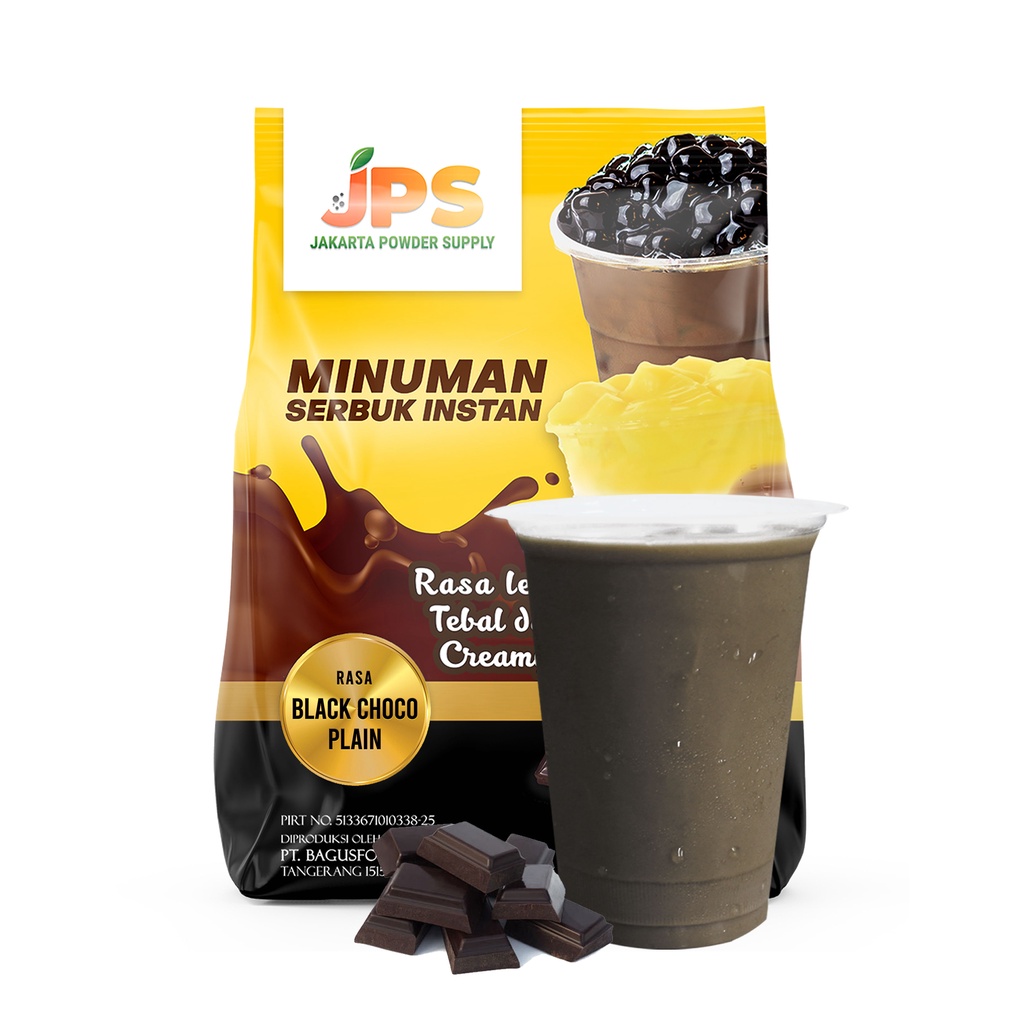 

JPS Black Choco Plain Serbuk Powder Bubuk Minuman 1 Kg