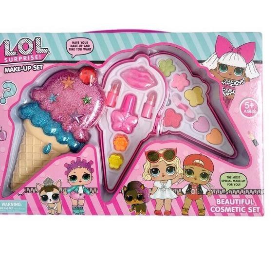 Hot Sell Mainan Anak Perempuan Make Up Set Ice Cream Kosmetik Es Krim Make Up Lol Shopee Indonesia