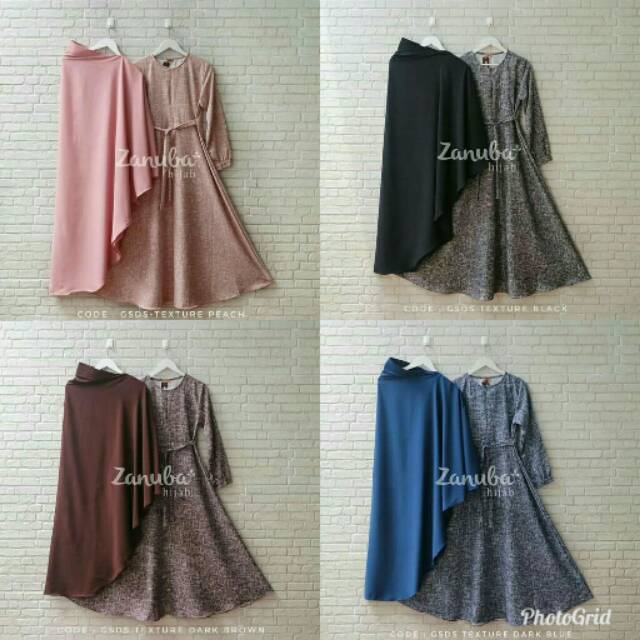 Gamis Set Diamond Skin (GSDS) Zanuba Hijab