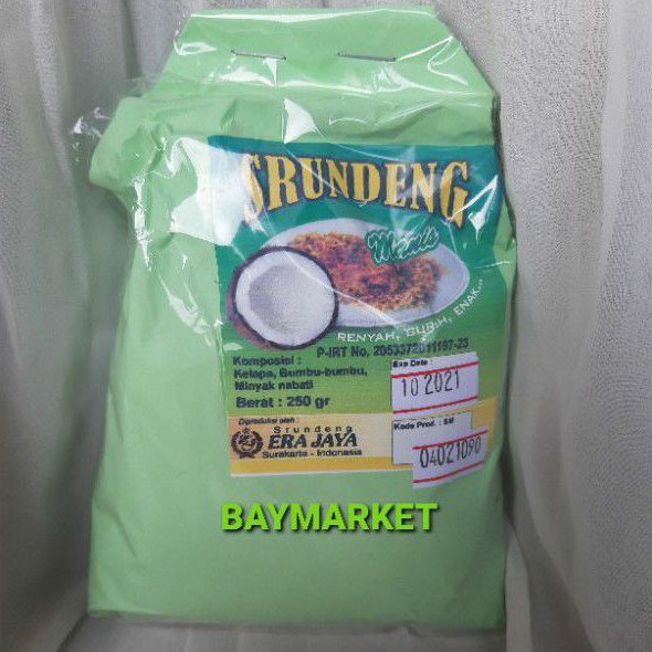 

Serundeng Rasa Manis dan Pedas Merk Erajaya