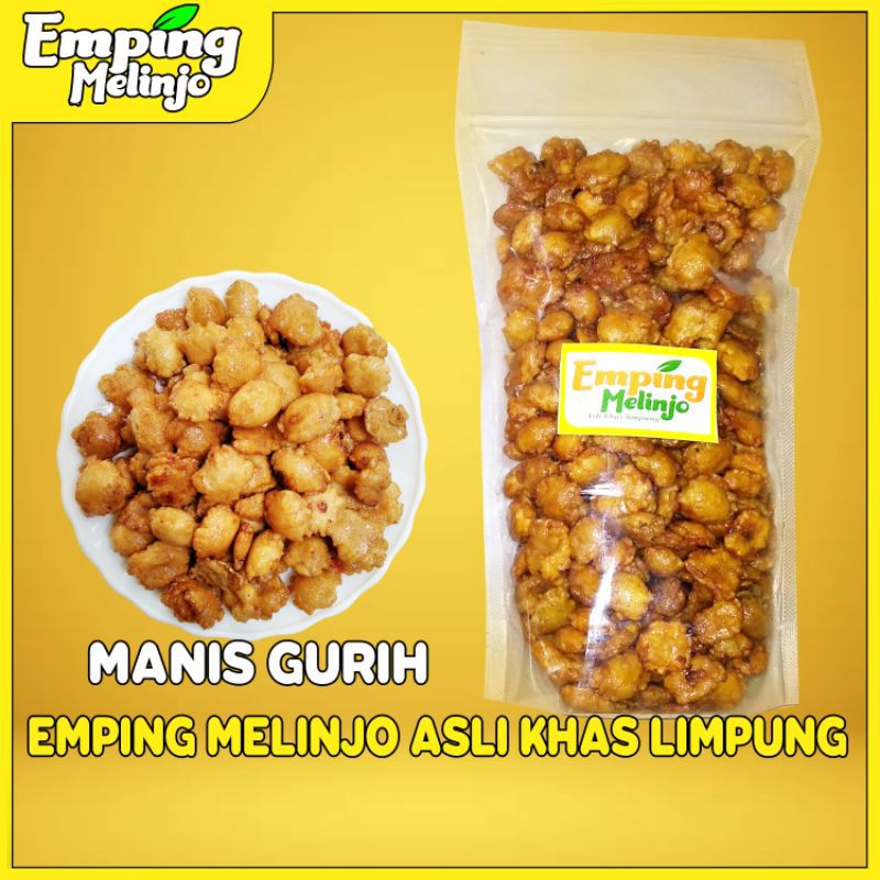 

Emping melinjo ceplis manis 500gr asli limpung