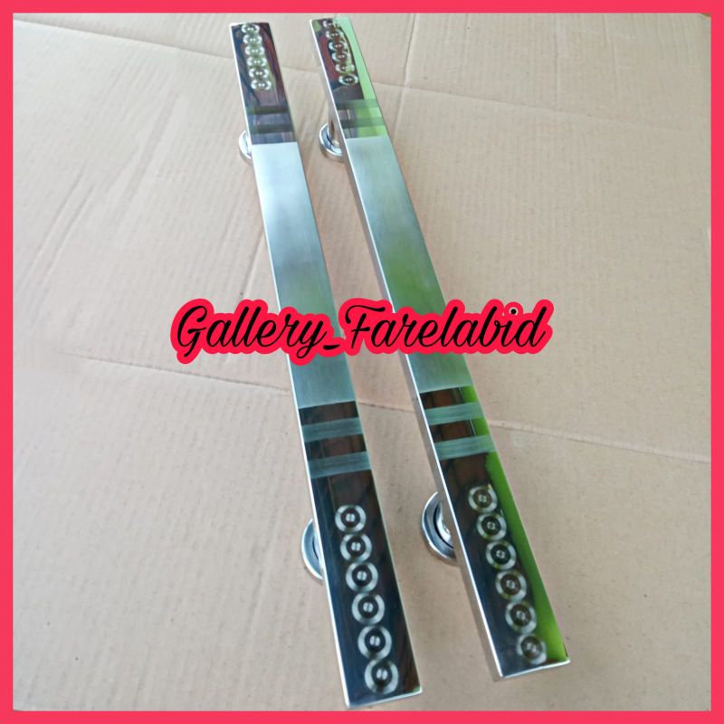 Panjang 80 Cm Handle Pintu Rumah Stainless Steel Kotak Jumbo Gagang Pintu Rumah Modern Pegangan Pintu Kupu Tarung Tarikan Pintu Rumah Utama Minimalis