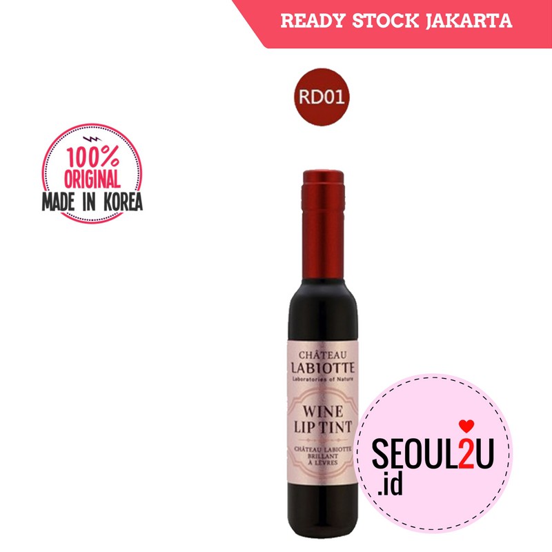 [LABIOTTE] CHATEAU LABIOTTE WINE LIP TINT RD01 Shiraz Red 7g