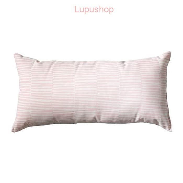 IKEA VENDLA Bantal kursi merah mudaputih 30 x 60 cm
