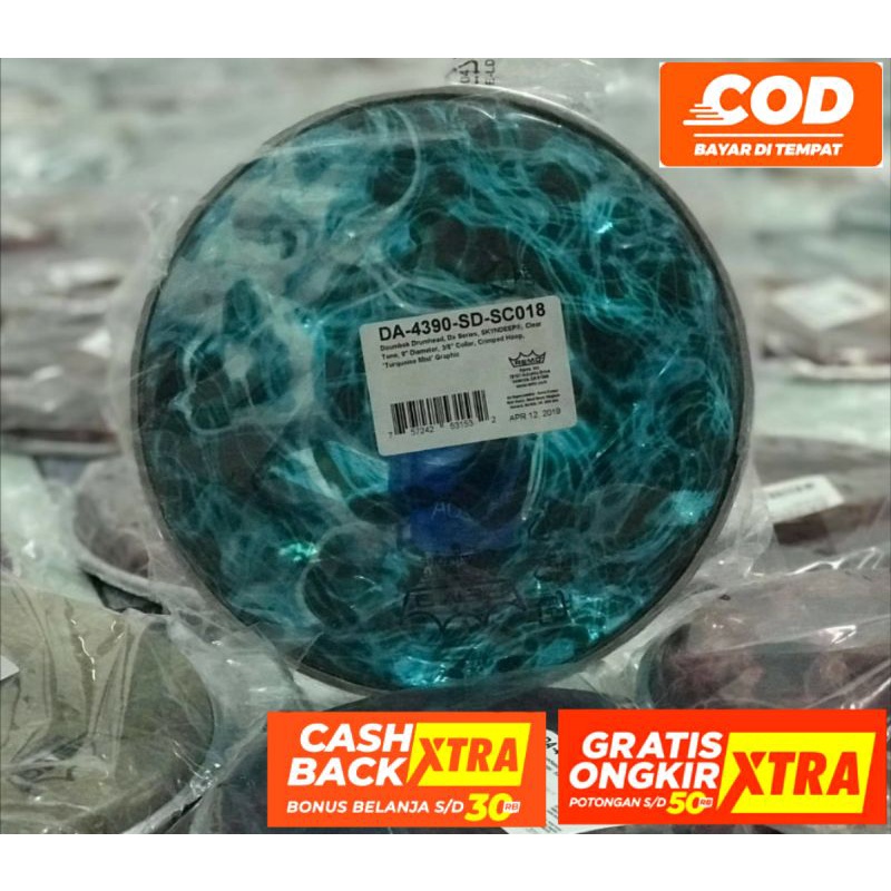 promo mika darbuka remo 9inc & 8¾inc original U. S. A