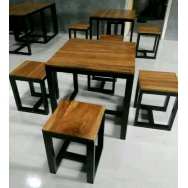 Meja makan cafe Furniture Minimalis
