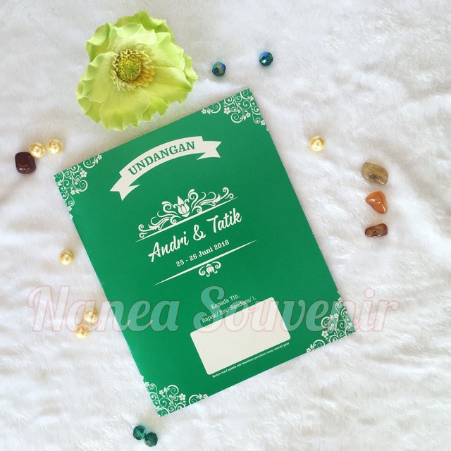 Undangan/ undangan custom/ undangan nikahan/ undangan nikah/ undangan 1 warna/ imvitation