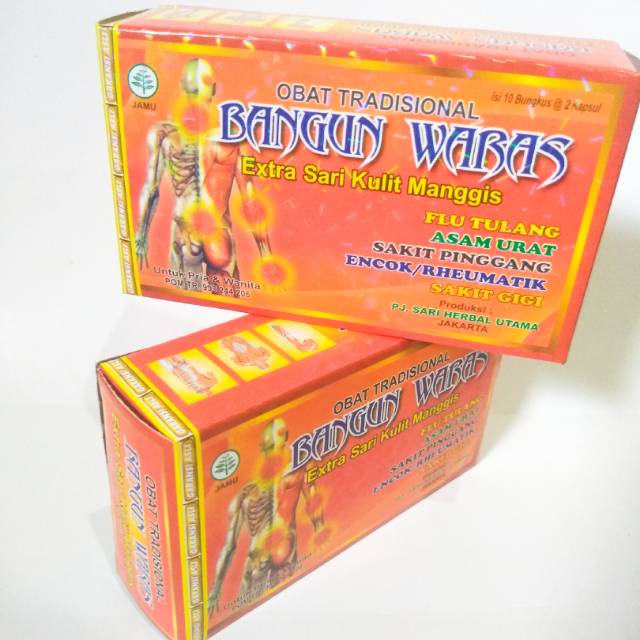 Jamu Extra sari kulit manggis   (kapsul asam urat )