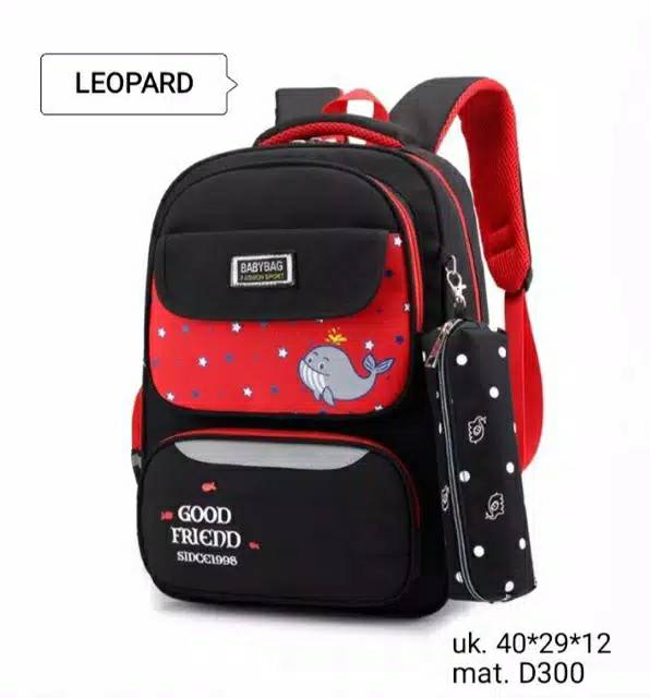 Back Pack Double Decker_Tas Ransel Anak_Lol_Unicorn_Superhero_Paw Patrol_Shopkins Fashion Cewek Paus