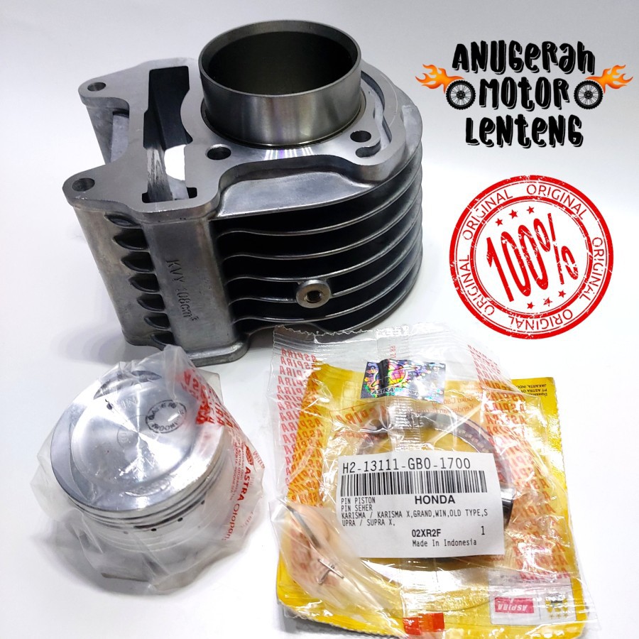 Paket Blok Seher Aspira Cylinder Block Kit Beat H2-12100-KVY-1100