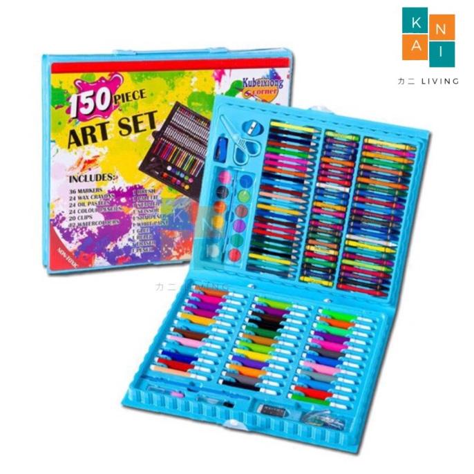 

Crayon Set Anak 150 Pc Pensil Warna Alat Lukis Set Kado Anak