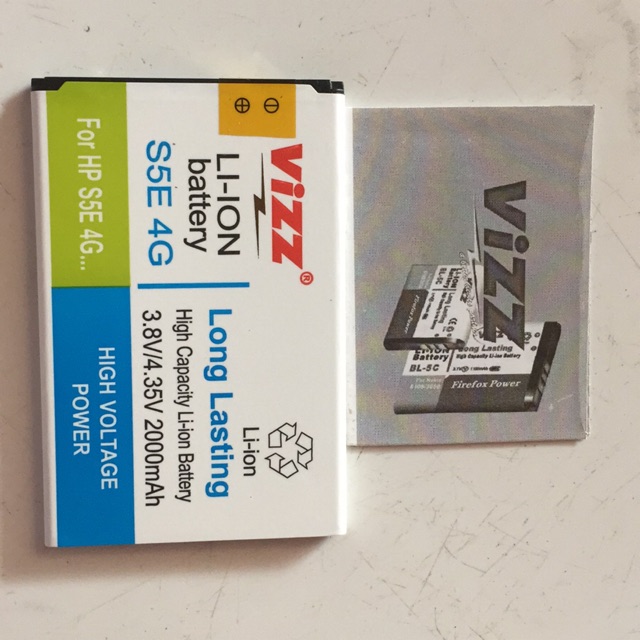 Baterai vizz handphone advan S5E 4G S5E 4GS LTE batre battery double power ic original