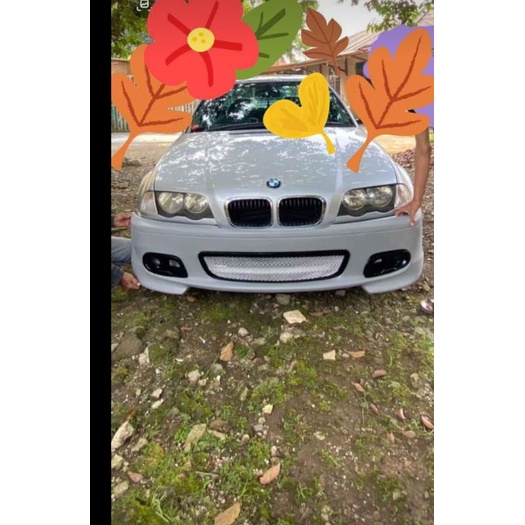 bodykit bemper depan BMW e46 Mtech II
