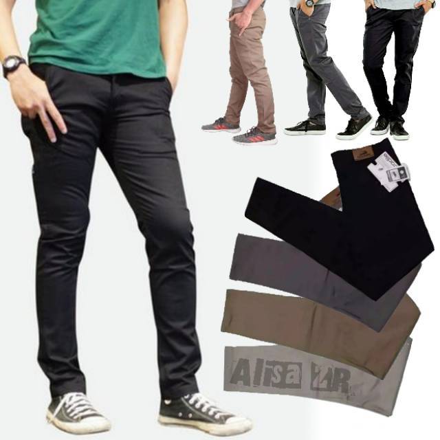 COD CELANA CHINO PANJANG PRIA SLIM FIT PENSIL TERLARIS