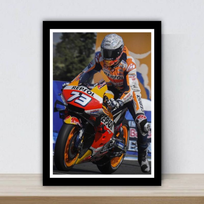 poster dinding motogp Alex marquez.