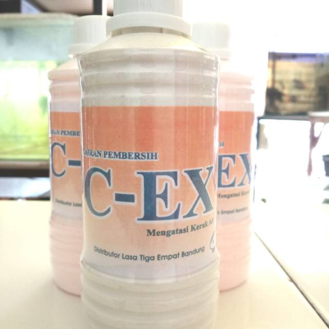 C-EX cairan ampuh pembersih kerak air, keramik, porselen, wastafel, kloset