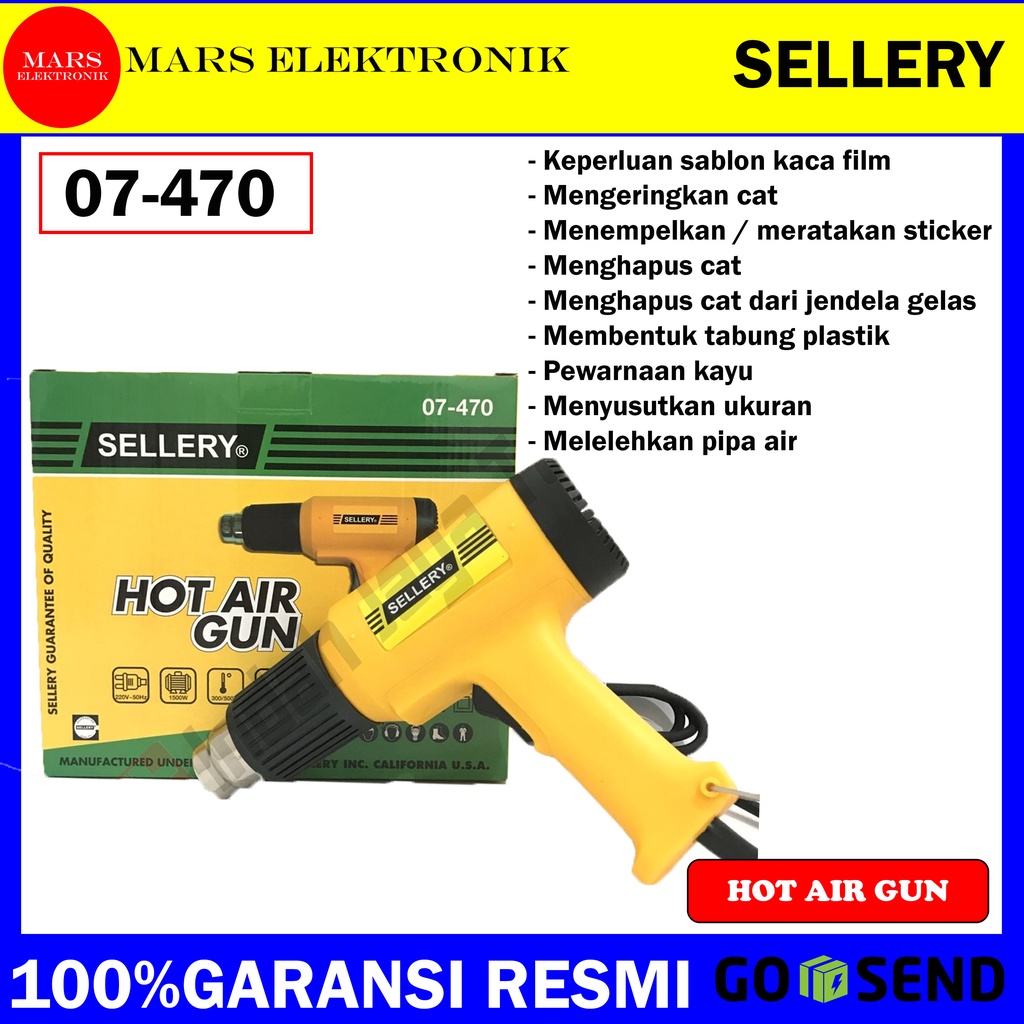 HOT GUN SELLERY - HEAT GUN - HOT AIR GUN - PEMANAS BLOWER SELLERY - READY
