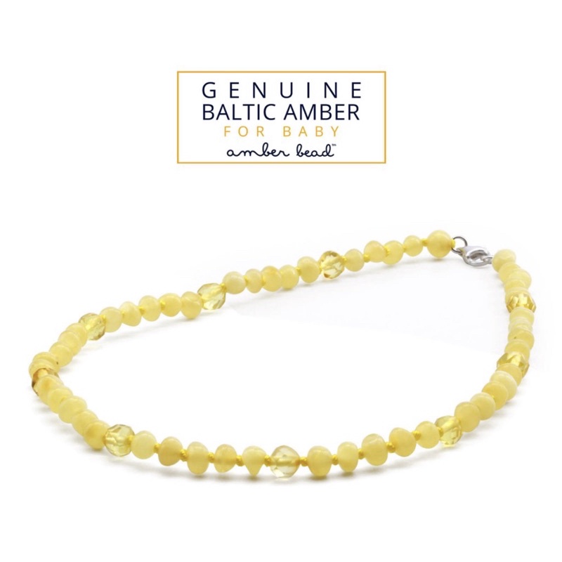 Kalung amber tumbuh gigi bayi amber bead