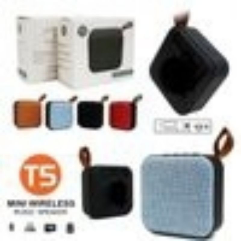 JG - SPEAKER WIRELESS T5 SPEAKER BLUETOOTH T5 MODEL DOMPET MINI / TABLEPRO MG2 WARNA RANDOM