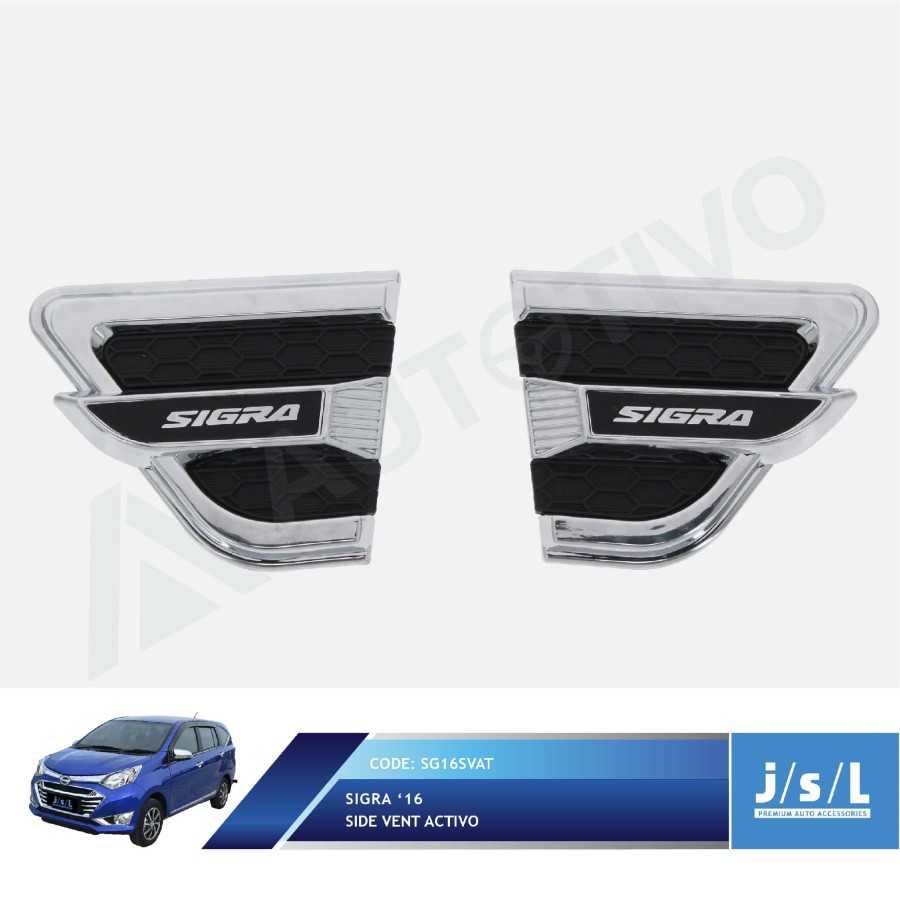 Daihatsu Sigra Side Vent Activo - Aksesoris Daihatsu Sigra