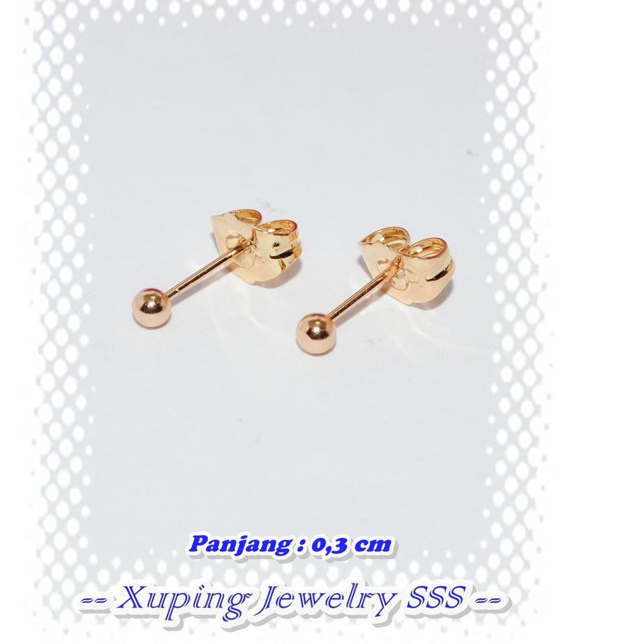 TERBARU Anting Lapis Emas SS-1188-AL SS-490-AL Classic Merek Xuping Original CD9 ..