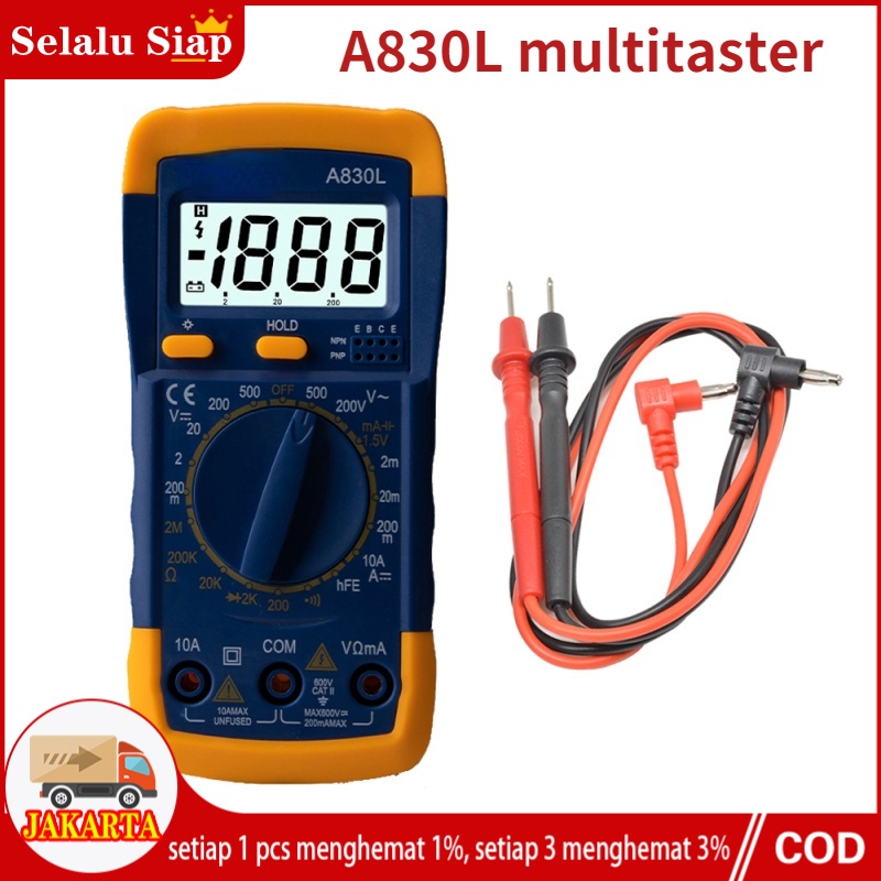 Digital multitester multimeter avometer A830L Visero