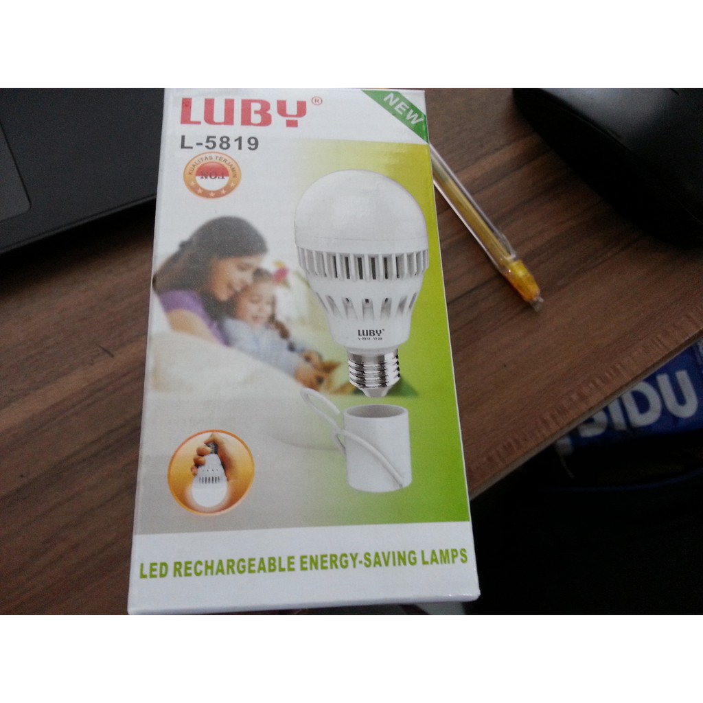 Magic Lamp 9W / Lampu Tandon / Lampu Sulap Merk Luby L5819 Tahan 4 Jam