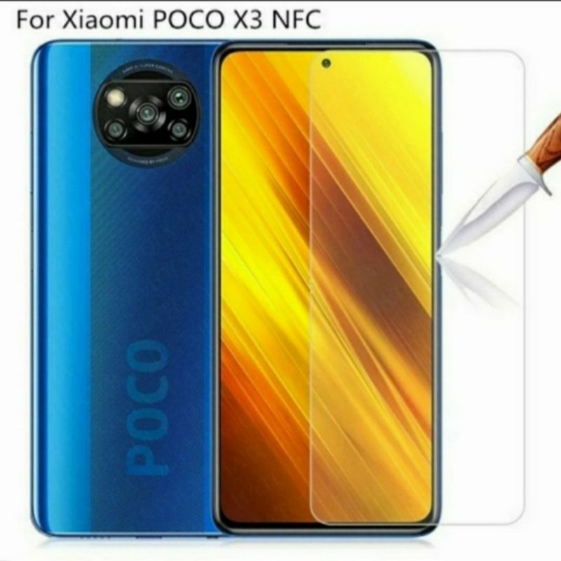 Poco F3 X3 NFC X3 PRO tempered glass anti gores kaca bening