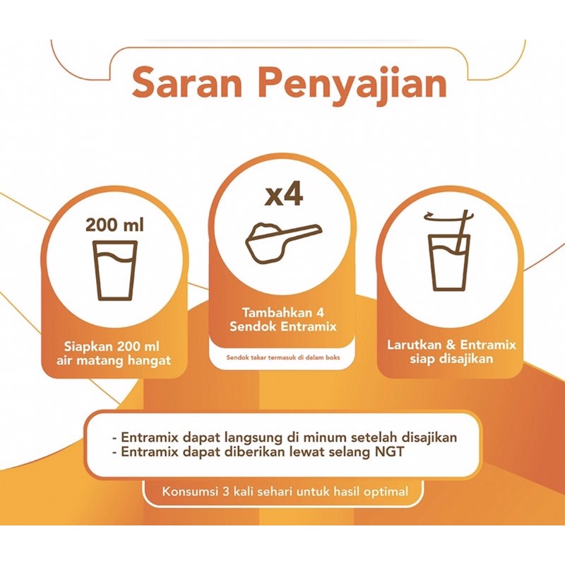 Entramix 185 gram ( susu nutrisi lengkap memenuhi kebutuhan nutrisi dewasa )