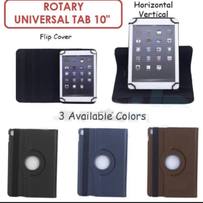 Flip Cover Case Strawberry T1 Tablet Android Tablet 4G LTE 8.0" - Hitam, 7inchi