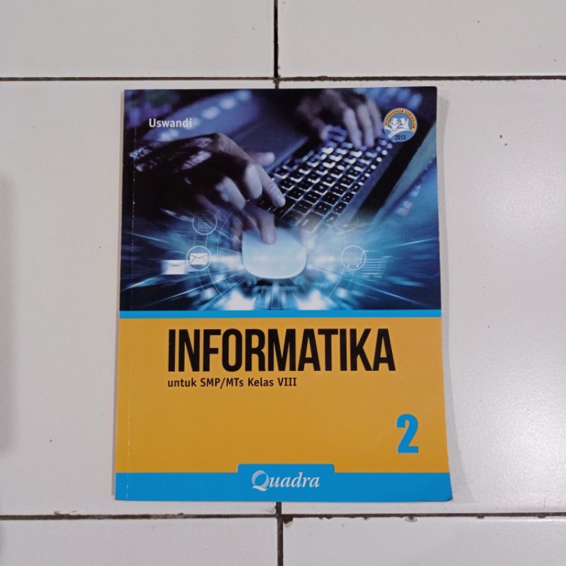 BUKU BEKAS QUADRA INFORMATIKA SMP KELAS 2
